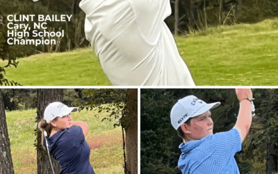 Drip Golf Series Justin Williams Junior Crowns Champions at Lonnie Poole Golf Course