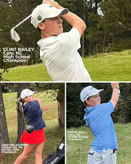 Drip Golf Series Justin Williams Junior Crowns Champions at Lonnie Poole Golf Course